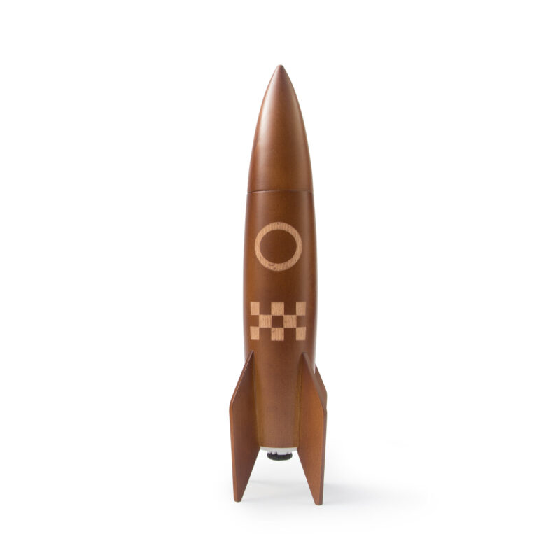Rakete Salz- und Pfeffermühle, naturholz, dunkel - house-of-space.com